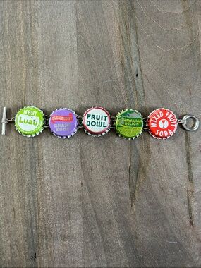 Vintage Bottle Cap Bracelet